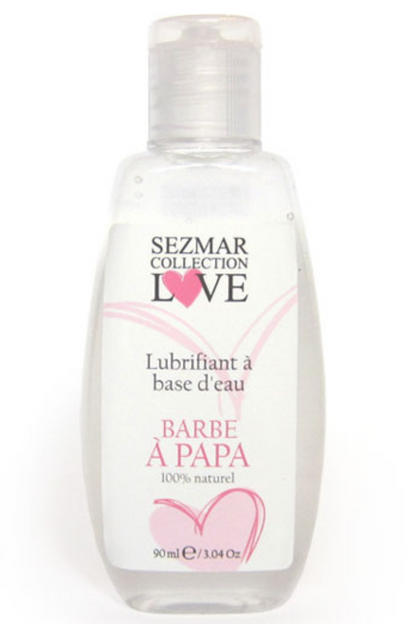 Lubrifiant à base d'eau 100% naturel Barbe à Papa 90 ml · Sezmar · vue 4