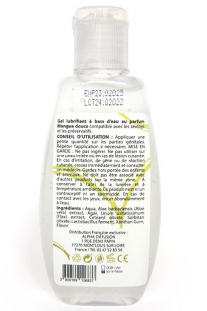 Lubrifiant à base d'eau 100% naturel Mangue Douce 90 ml · Sezmar · vue 2