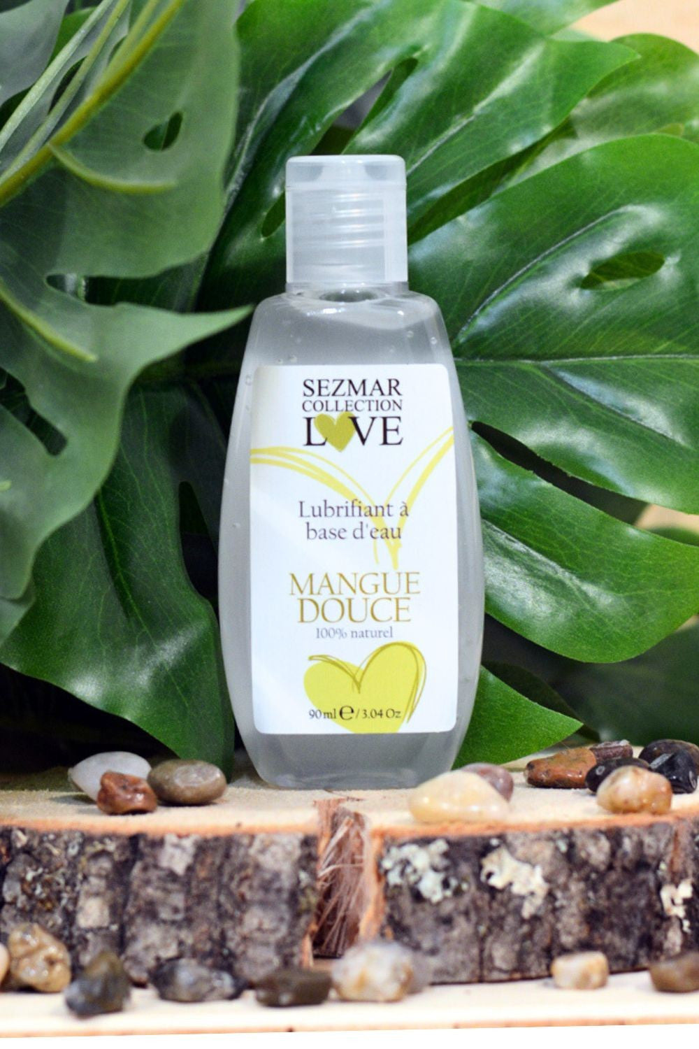 Lubrifiant à base d'eau 100% naturel Mangue Douce 90 ml · Sezmar · vue 3