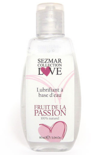 Lubrifiant à base d'eau 100% naturel Fruit de la passion 90ml · Sezmar · vue 4