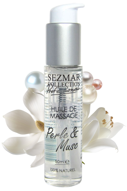 Huile de massage professionnelle Perle Musc 100% naturelle 50 ml · Sezmar