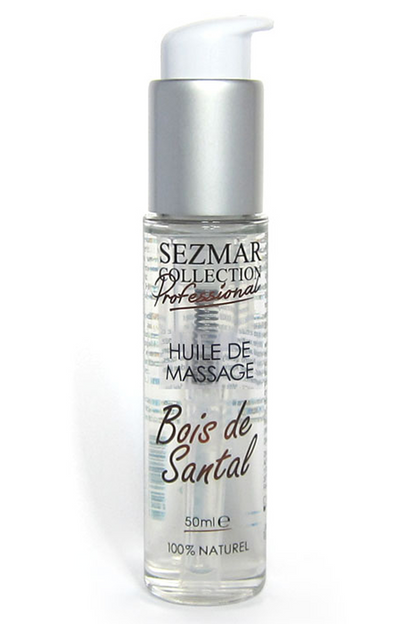 Huile de massage professionnelle Bois de Santal 100% naturelle 50 ml · Sezmar