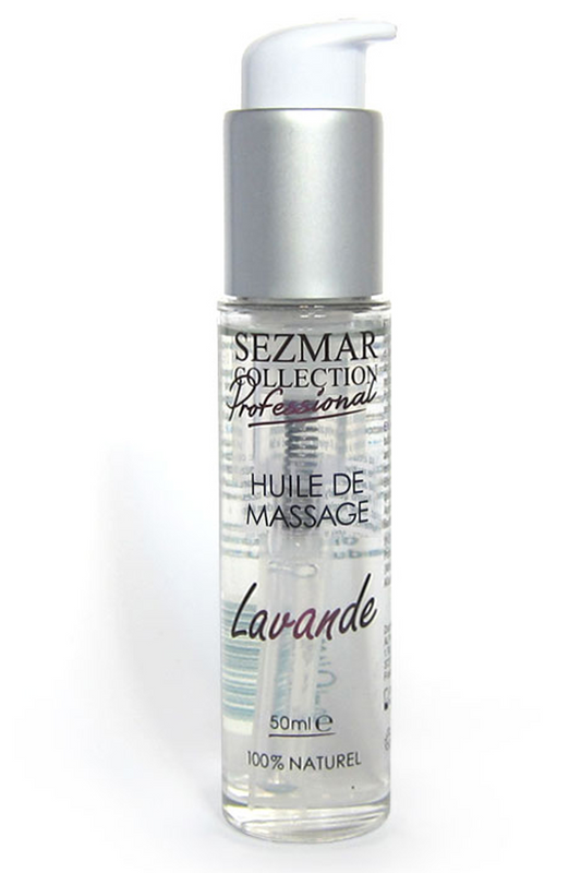 Huile de massage professionnelle Lavande 100% naturelle 50 ml · Sezmar · vue 2