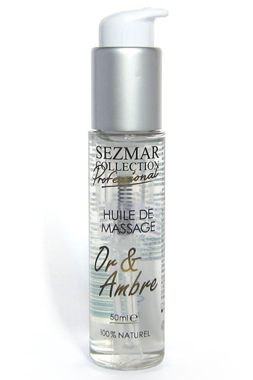 Huile de massage professionnelle Or Ambre 100% naturelle 50 ml · Sezmar