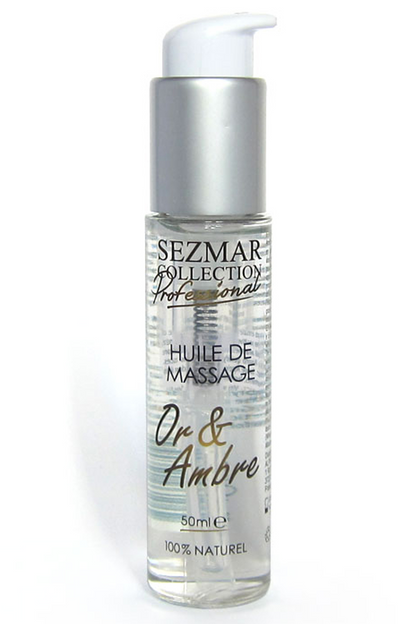 Huile de massage professionnelle Or Ambre 100% naturelle 50 ml · Sezmar