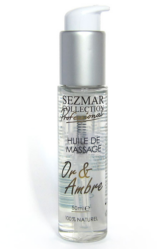 Huile de massage professionnelle Or Ambre 100% naturelle 50 ml · Sezmar