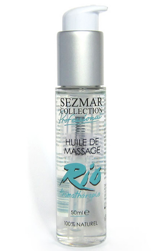 Huile de massage professionnelle RIO 100% naturelle 50 ml · Sezmar