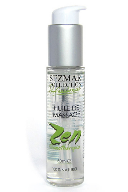 Huile de massage professionnelle ZEN 100% naturelle 50 ml · Sezmar