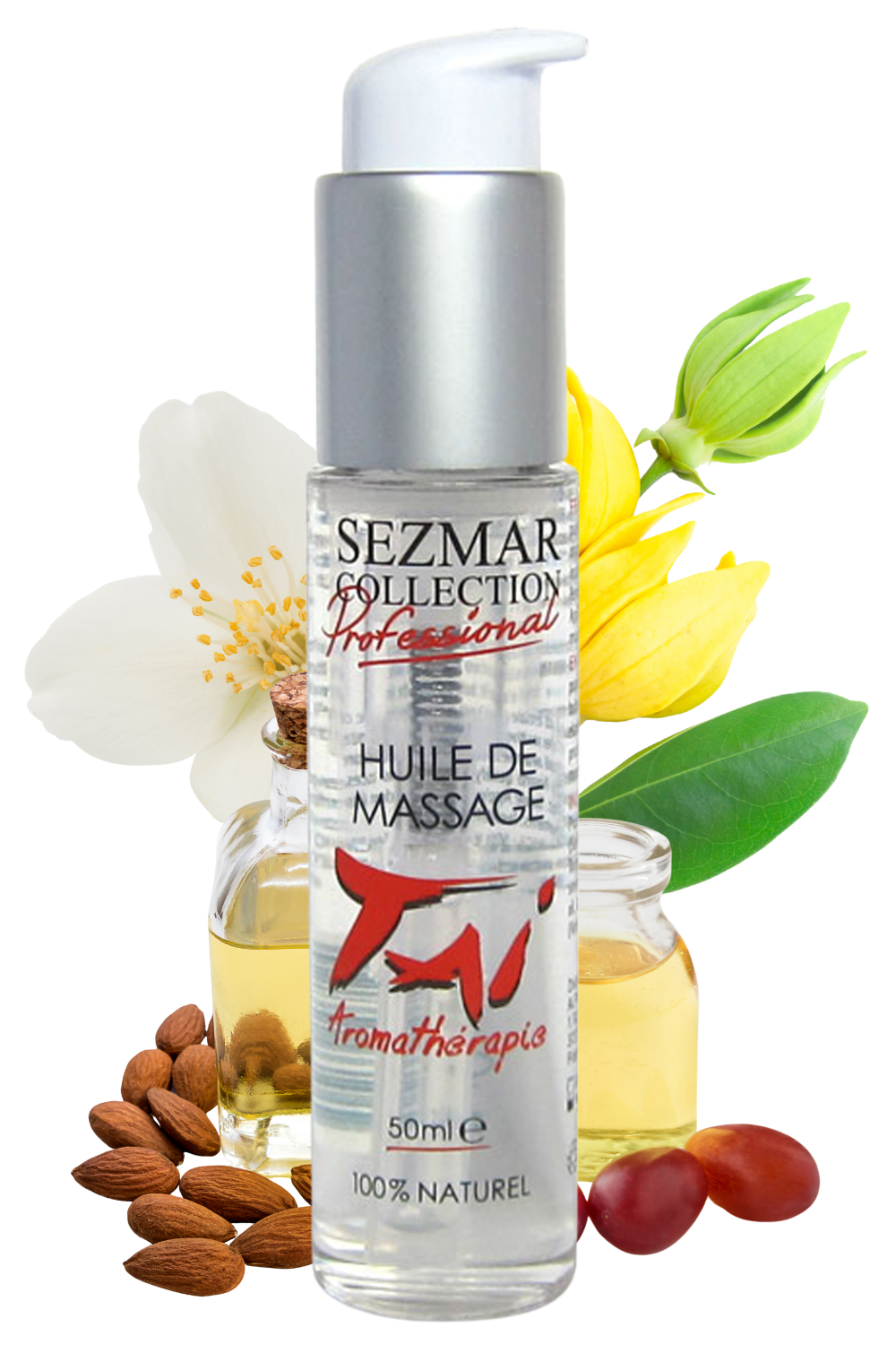 Huile de massage professionnelle TAI 100% naturelle 50 ml · Sezmar