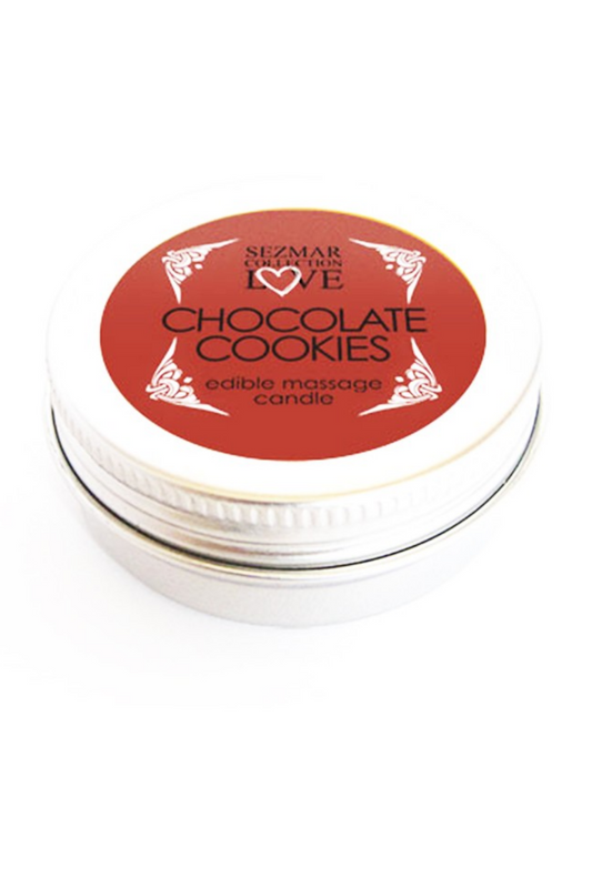 Mini Bougie de massage Chocolat Cookie 30ml 100% naturelle · Sezmar · vue 2