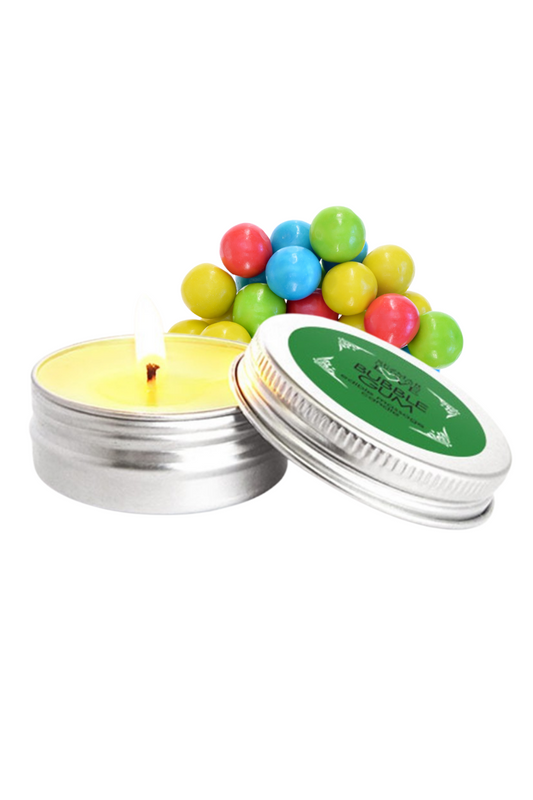 Mini Bougie de massage Bubble Gum 30ml 100% naturelle · Sezmar