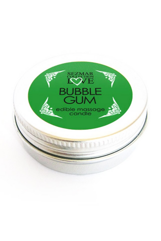 Mini Bougie de massage Bubble Gum 30ml 100% naturelle · Sezmar · vue 2