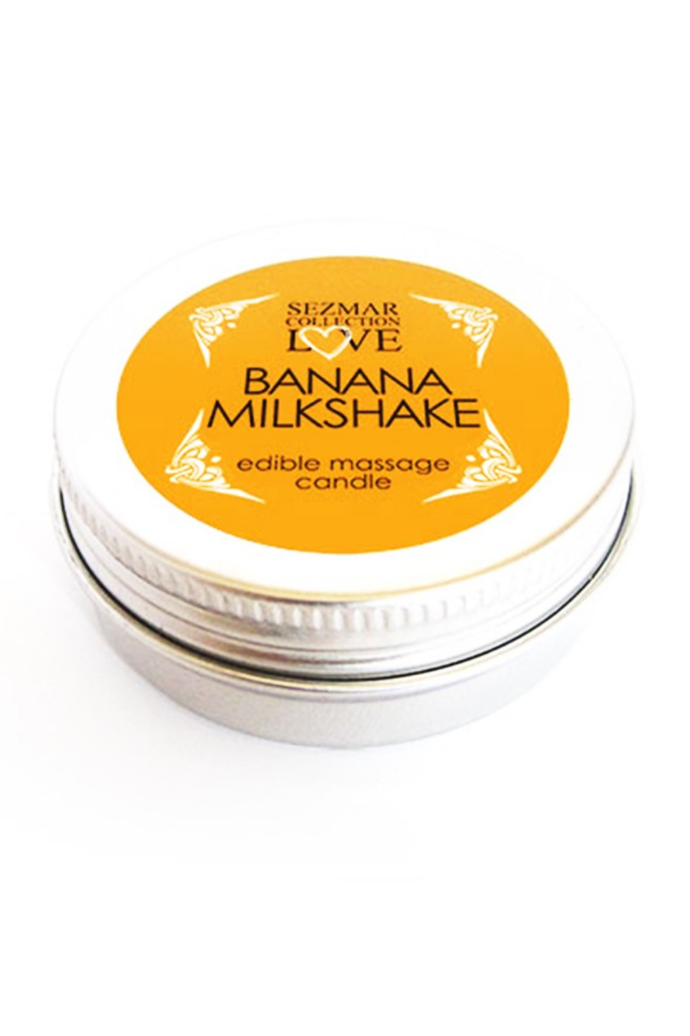 Mini Bougie de massage milshake banane 30ml 100% naturelle · Sezmar · vue 2