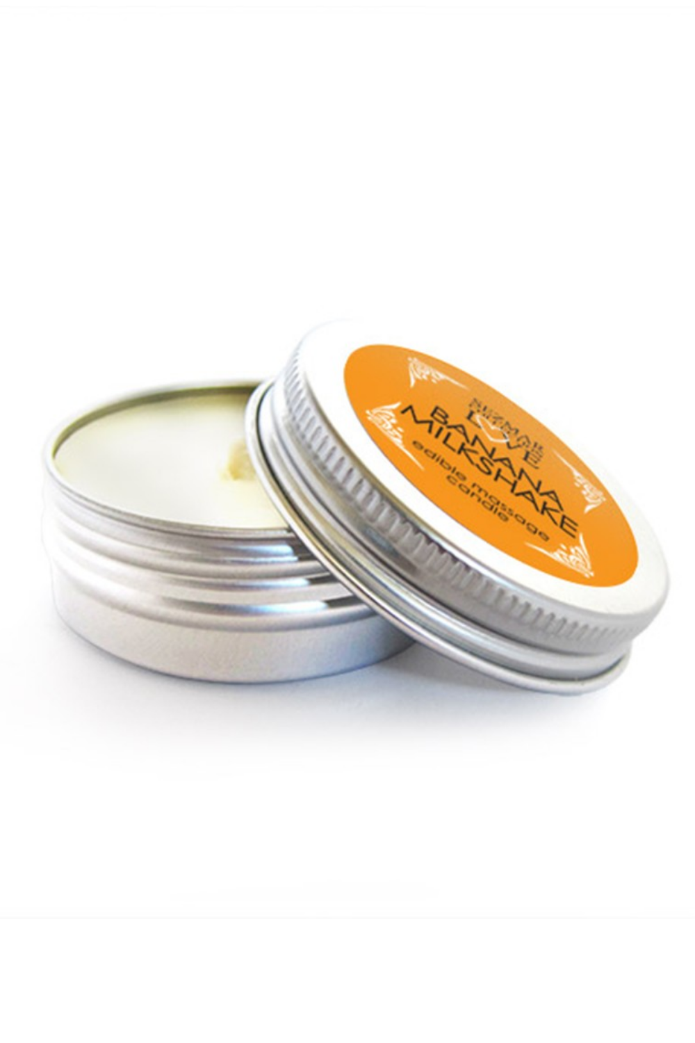 Mini Bougie de massage milshake banane 30ml 100% naturelle · Sezmar · vue 3