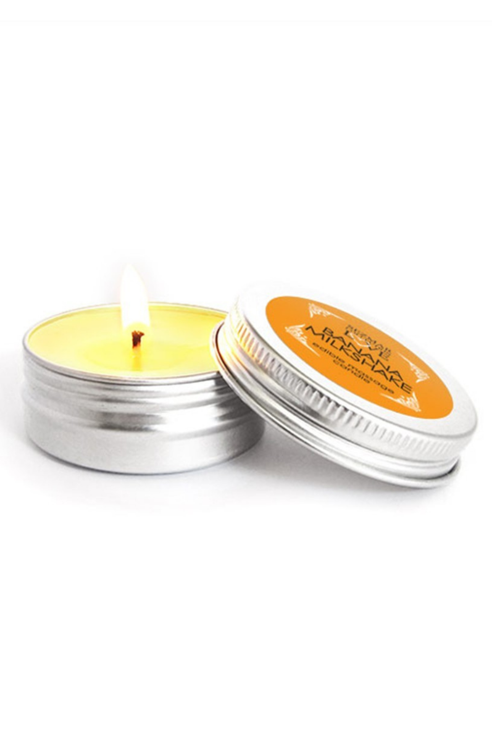 Mini Bougie de massage milshake banane 30ml 100% naturelle · Sezmar · vue 5