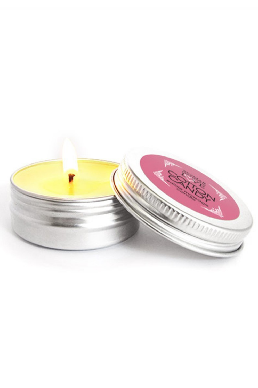Mini Bougie de massage barbe à papa 30 ml 100% naturelle · Sezmar · vue 5