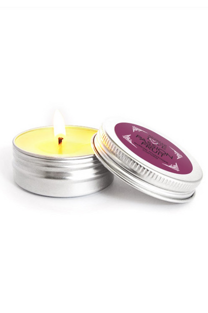 Mini Bougie de massage fruit de la passion 30ml 100% naturelle · Sezmar · vue 5