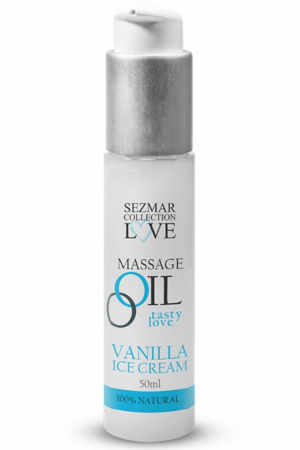 Huile de massage comestible Vanille glacée 50ml · Sezmar · vue 2