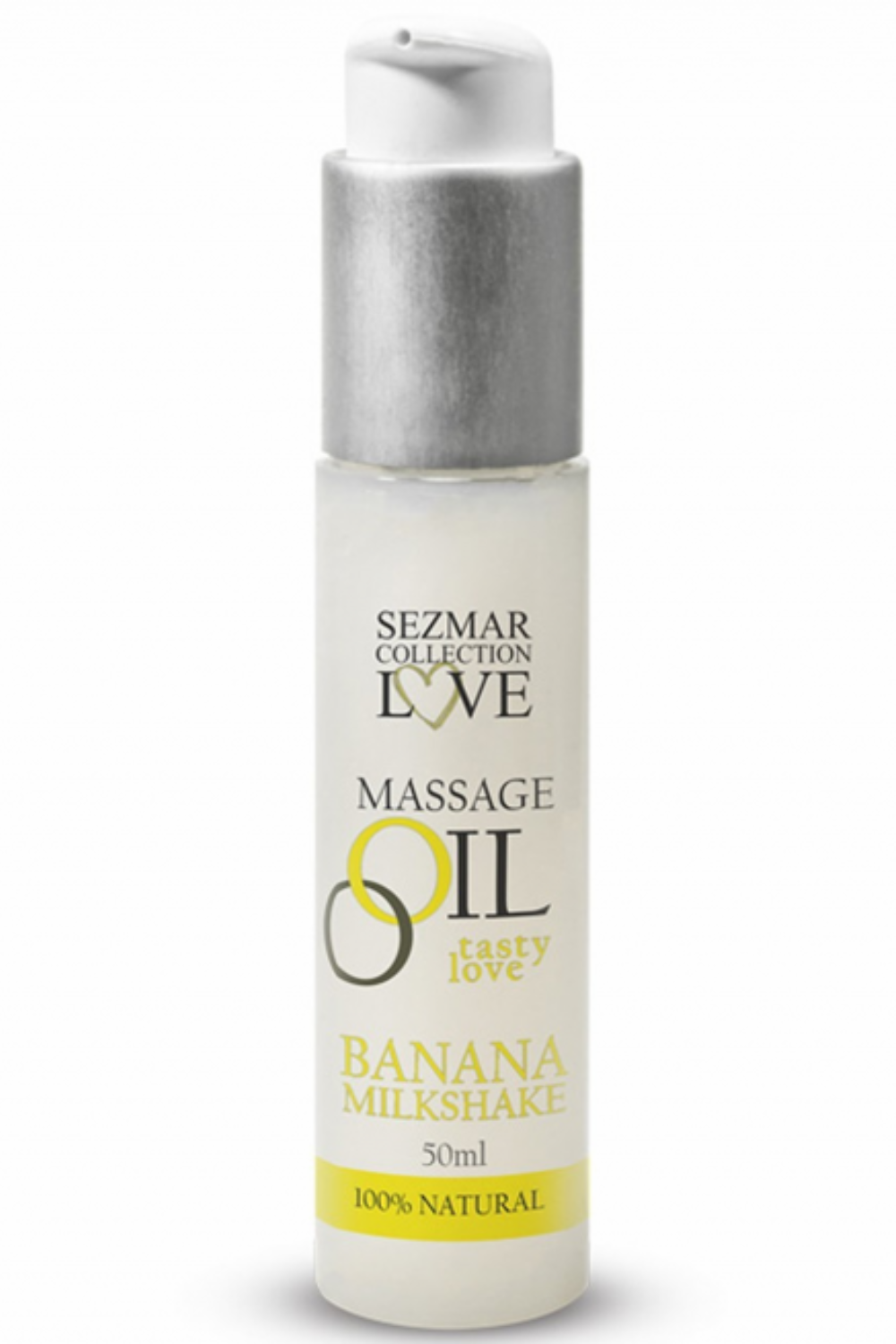 Huile de massage comestible milkshake banane 50ml · Sezmar