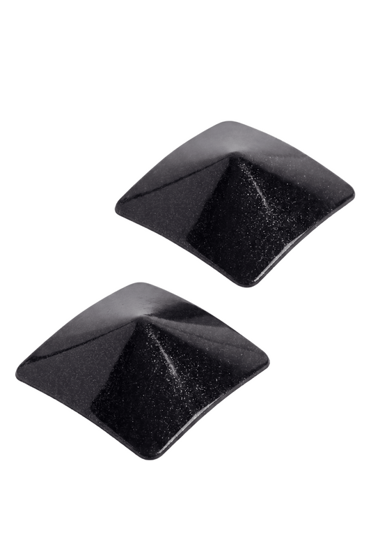 Nipple Métal noir Cache tétons carré · Be Lily Accessories
