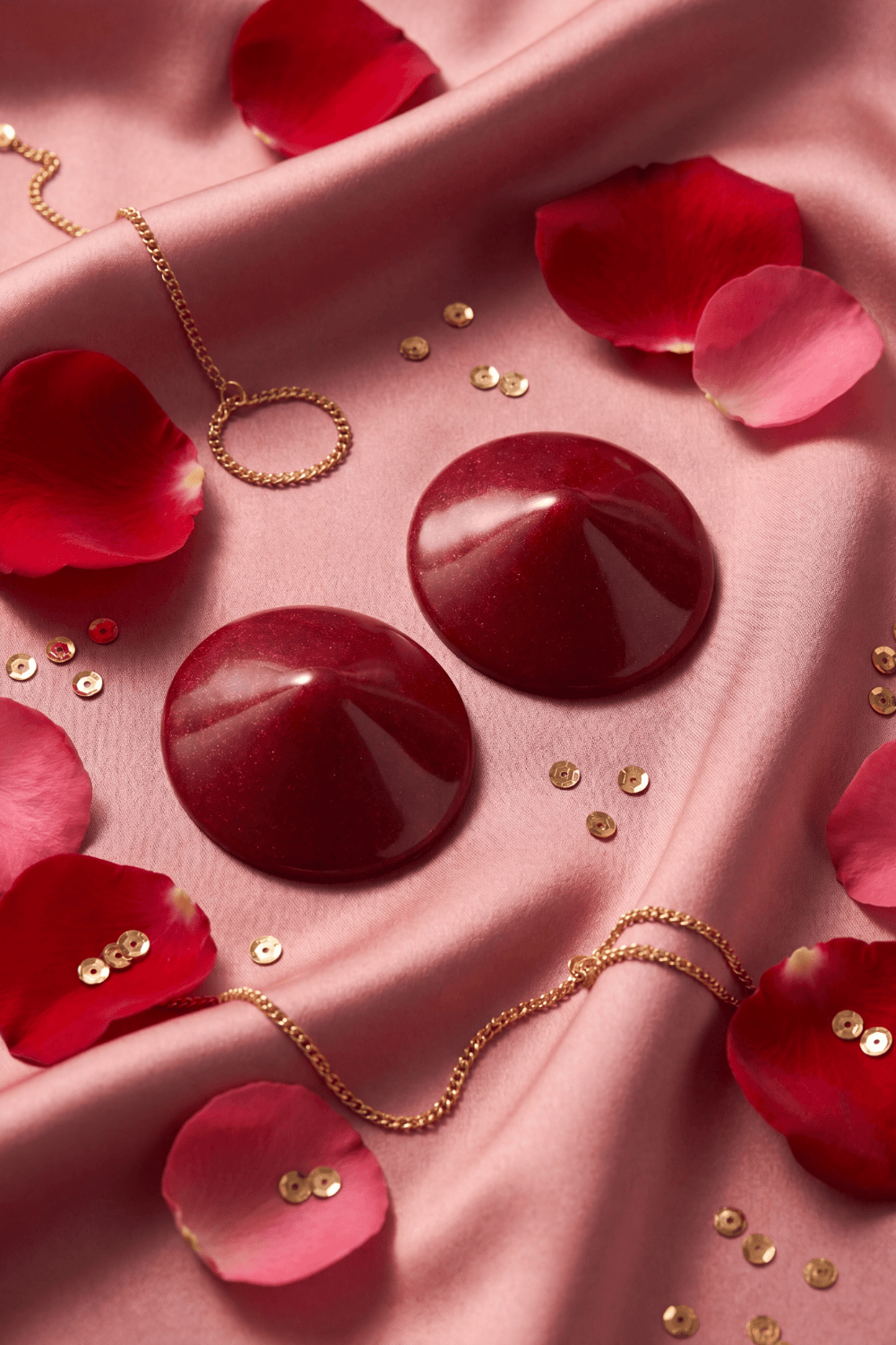 Nipple Métal rouge Cache tétons cône · Be Lily Accessories · vue 4