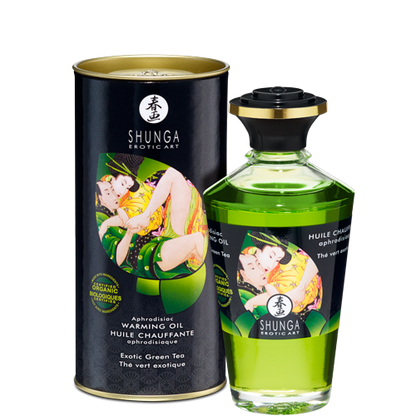 Huile aphrodisiaque organique Thé vert exotique · Shunga · vue 2