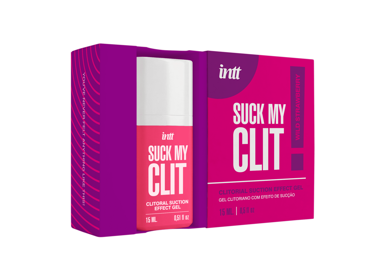 Gel stimulant clitoridien fraise Suck My Clit INTT Cosmétiques