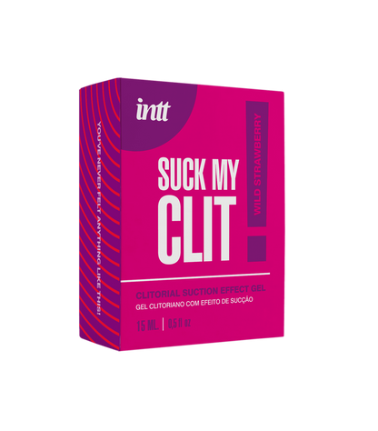 Gel stimulant clitoridien fraise Suck My Clit INTT Cosmétiques