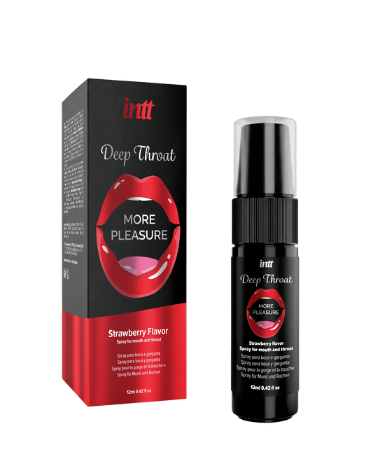 Spray oral gorge profonde fraise Deep Throat INTT Cosmétiques