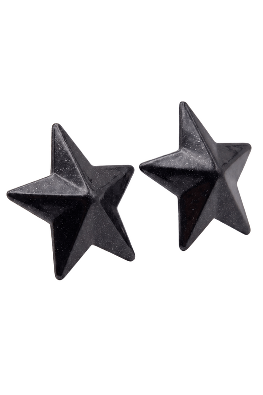 Nipple Métal noir Cache tétons d'étoile · Be Lily Accessories