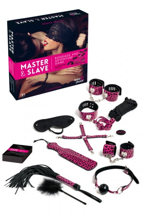 Jeu de bondage Master & Slave rose · Tease and Please