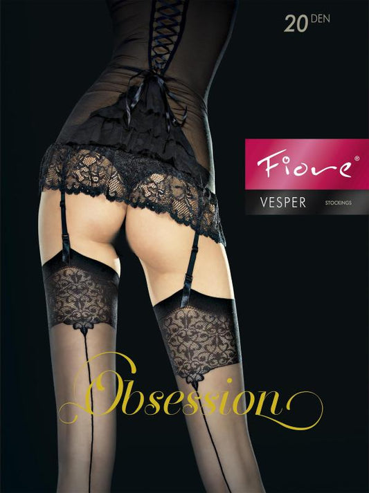 Vesper Bas 20 DEN Noir · Fiore