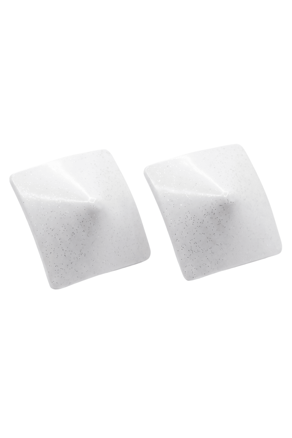 Nipple Métal blanc Cache tétons carré · Be Lily Accessories