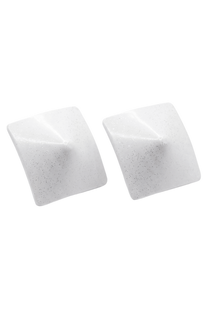 Nipple Métal blanc Cache tétons carré · Be Lily Accessories