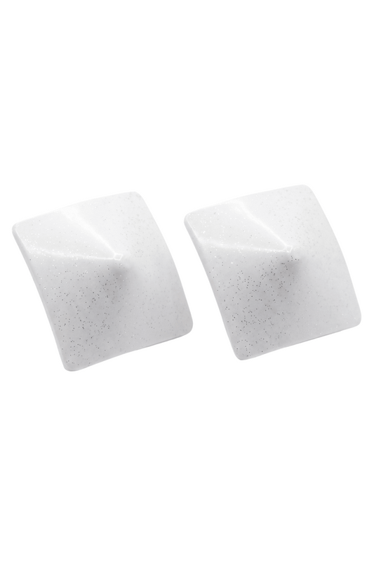 Nipple Métal blanc Cache tétons carré · Be Lily Accessories