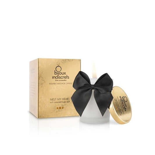 Bougie de massage embrassable Caramel doux · Bijoux Indiscrets