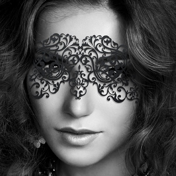Masque Dalila Noir · Bijoux Indiscrets · vue 3