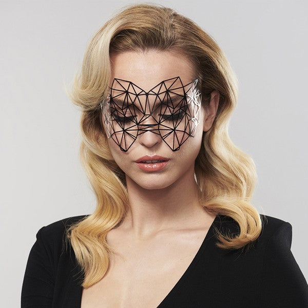 Masque Kristine Noir · Bijoux Indiscrets · vue 4