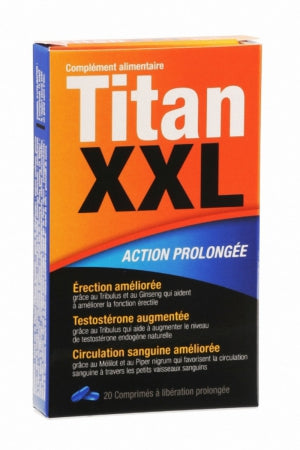 Titan XXL (20 comprimés) stimulant sexuel · Labophyto