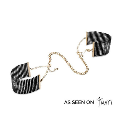 Désir Métallique Menottes Bracelets Noir · Bijoux Indiscrets · vue 3