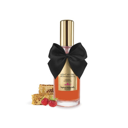 Huile de massage embrassable chauffante Fraise sauvage · Bijoux Indiscrets · vue 4