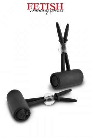 Pinces à Tétons Vibrantes silicone · Fetish Fantasy Series