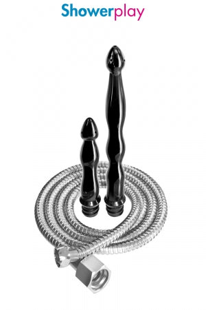 Kit de lavement intime pour douche à deux canules Showerplay