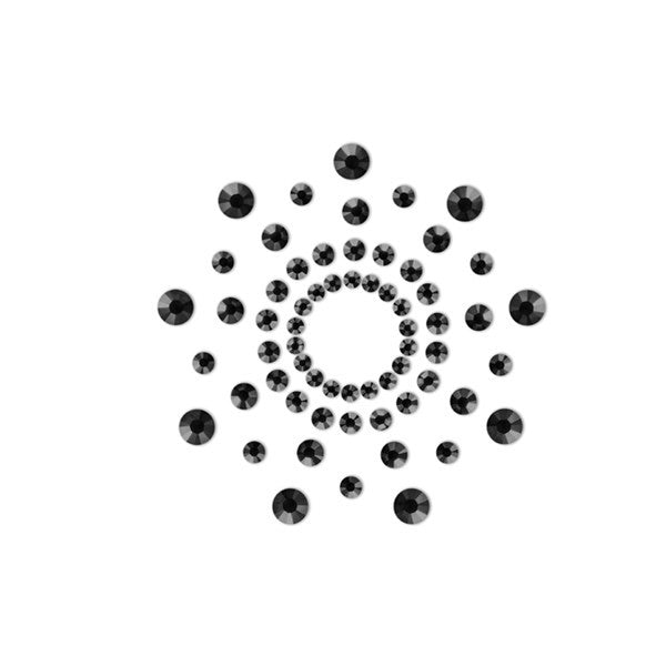 Mimi Bijoux de seins Strass Noir · Bijoux Indiscrets · vue 4