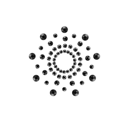 Mimi Bijoux de seins Strass Noir · Bijoux Indiscrets · vue 4