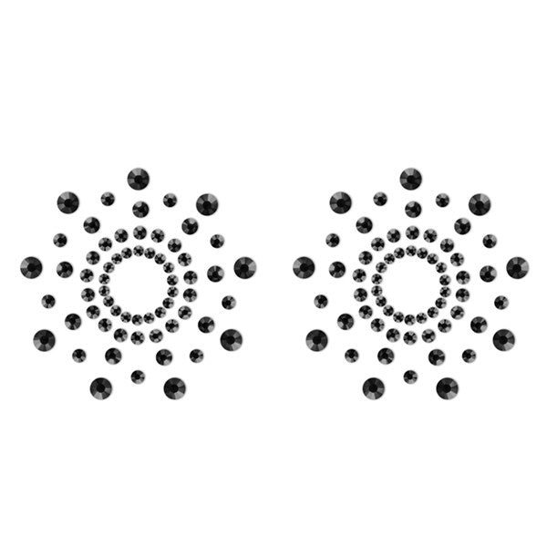 Mimi Bijoux de seins Strass Noir · Bijoux Indiscrets · vue 5