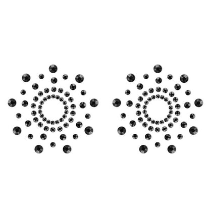 Mimi Bijoux de seins Strass Noir · Bijoux Indiscrets · vue 5