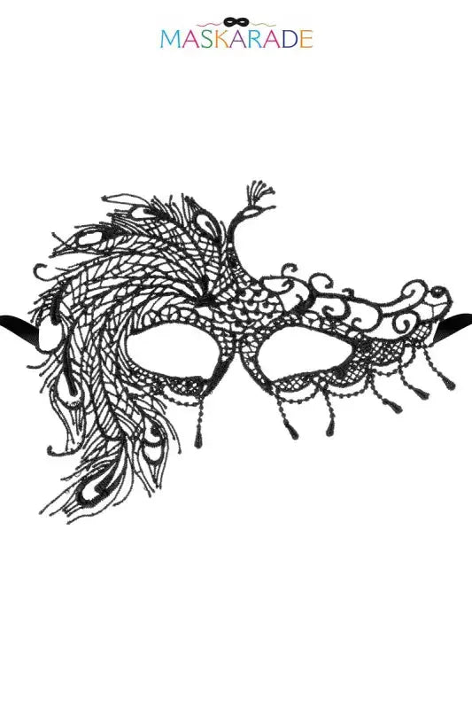 Masque sexy Loup broderie souple création élégante pour soirées mystérieuses et coquines.