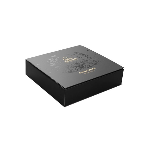 Cache-tétons Burlesque Noeud et Paillettes Noir · Bijoux Indiscrets · vue 5