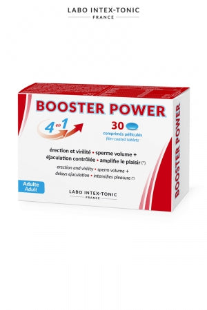 Aphrodisiaque masculin Booster Power (30 comprimés) · Laboratoire Intex-Tonic